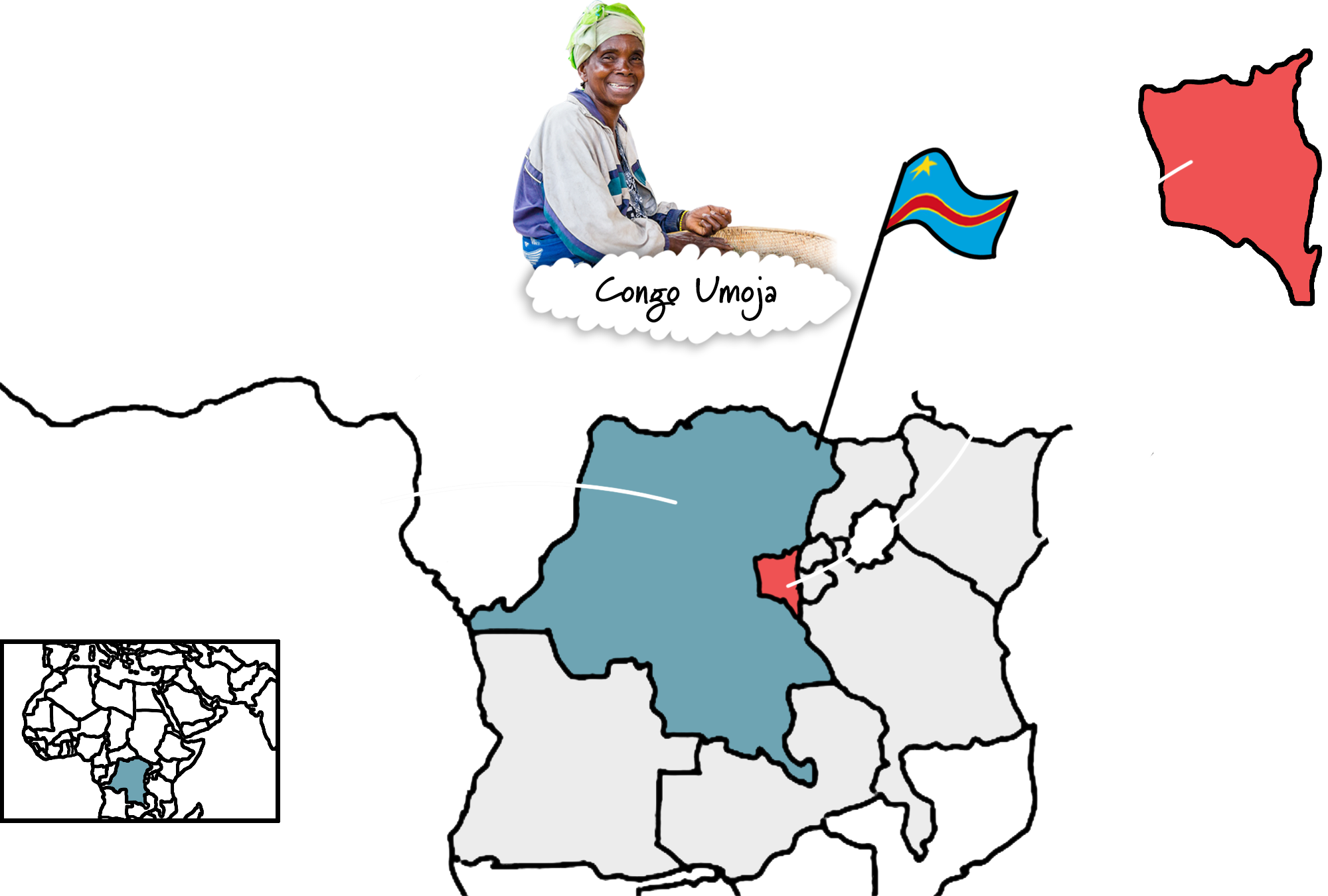 Maps of South Kivu, Congo