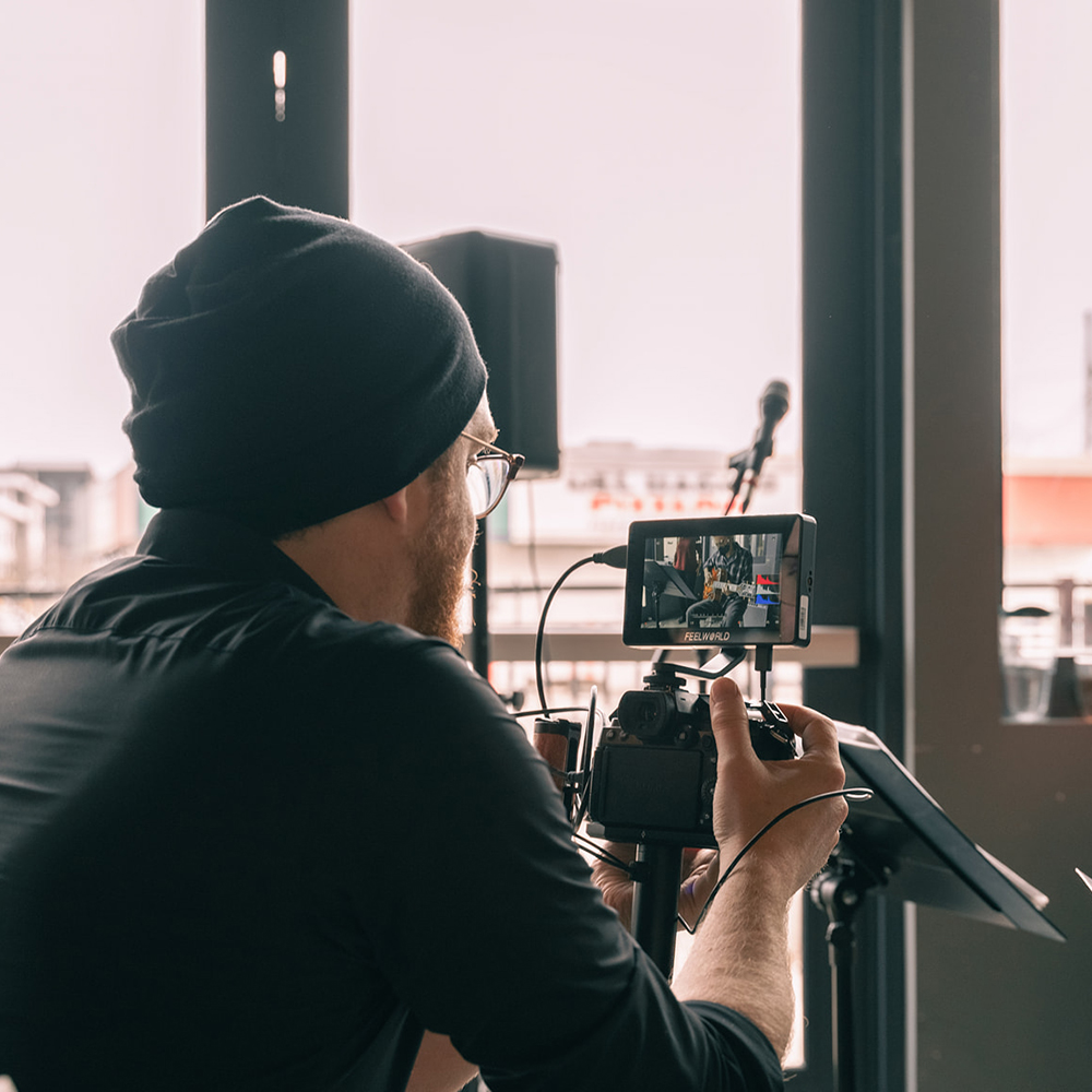 Andy filming 2